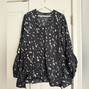 COS Patterned tunic top